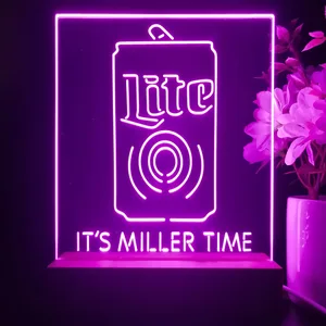 Miller Lite It's Miller Time LED Desk Light