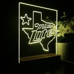 Miller Lite Map Star LED Desk Light