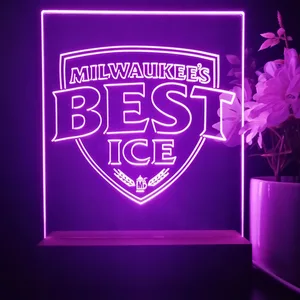 Milwaukee's Best Ice Vintage Logo LED Desk Light