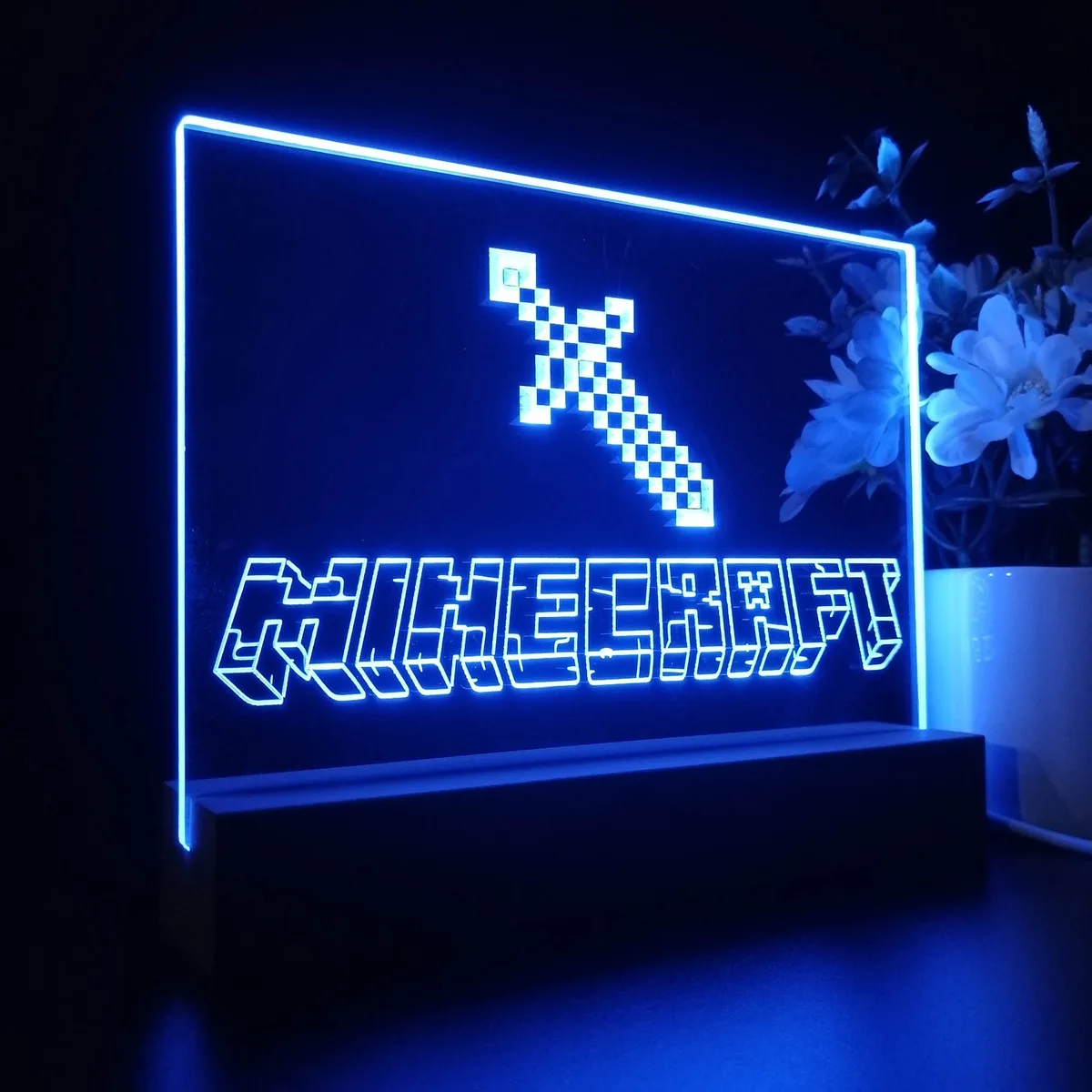 Minecraft Sword LED Desk Light