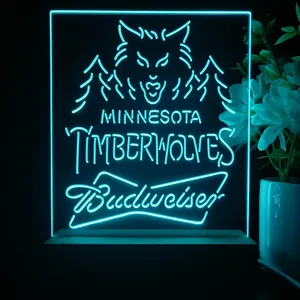 Minnesota Timberwolves Budweiser LED Desk Light