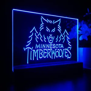 Minnesota Timberwolves Logo 1 LED Desk Light - Legacy Edition