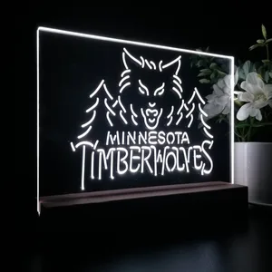 Minnesota Timberwolves Logo 1 LED Desk Light - Legacy Edition