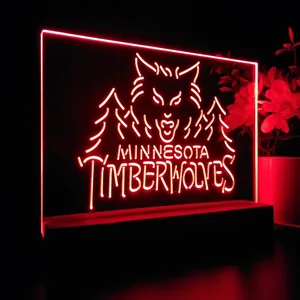 Minnesota Timberwolves Logo 1 LED Desk Light - Legacy Edition