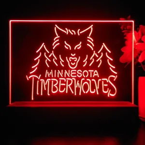 Minnesota Timberwolves Logo 1 LED Desk Light - Legacy Edition