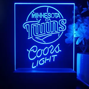 Minnesota Twins Coors Light LED Desk Light