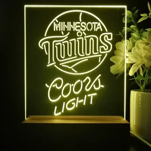 Minnesota Twins Coors Light LED Desk Light