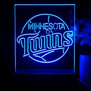 Minnesota Twins Logo 1 LED Desk Light