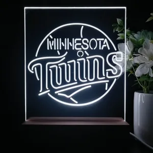 Minnesota Twins Logo 1 LED Desk Light