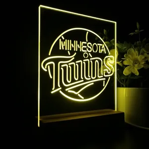Minnesota Twins Logo 1 LED Desk Light