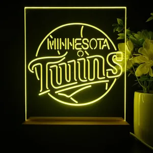 Minnesota Twins Logo 1 LED Desk Light