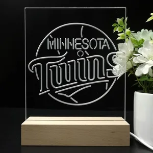 Minnesota Twins Logo 1 LED Desk Light