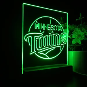 Minnesota Twins Logo 1 LED Desk Light