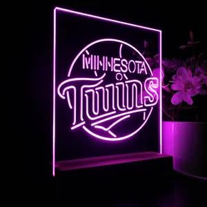 Minnesota Twins Logo 1 LED Desk Light