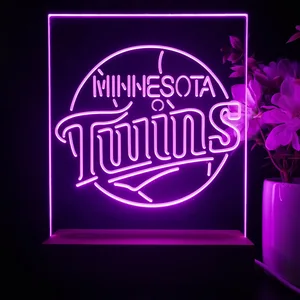 Minnesota Twins Logo 1 LED Desk Light