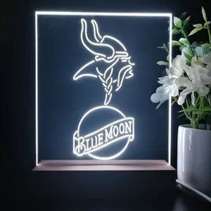Minnesota Vikings Blue Moon LED Desk Light