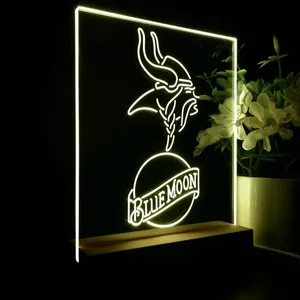 Minnesota Vikings Blue Moon LED Desk Light