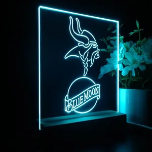 Minnesota Vikings Blue Moon LED Desk Light