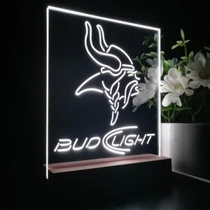 Minnesota Vikings Bud Light LED Desk Light