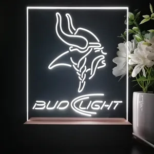 Minnesota Vikings Bud Light LED Desk Light