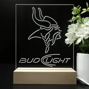 Minnesota Vikings Bud Light LED Desk Light