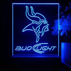 Minnesota Vikings Bud Light LED Desk Light