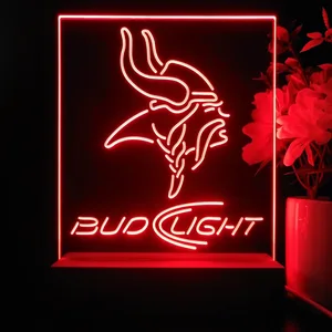 Minnesota Vikings Bud Light LED Desk Light