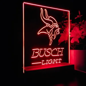 Minnesota Vikings Busch Light LED Desk Light