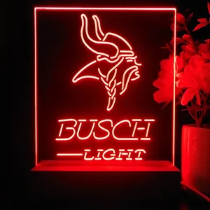 Minnesota Vikings Busch Light LED Desk Light