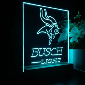 Minnesota Vikings Busch Light LED Desk Light