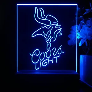 Minnesota Vikings Coors Light LED Desk Light