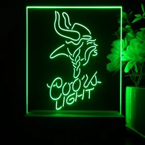 Minnesota Vikings Coors Light LED Desk Light