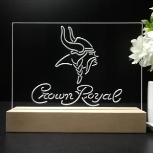Minnesota Vikings Crown Royal LED Desk Light