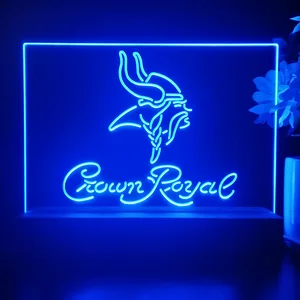 Minnesota Vikings Crown Royal LED Desk Light