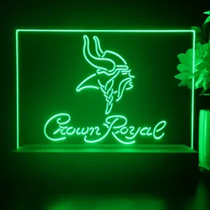 Minnesota Vikings Crown Royal LED Desk Light