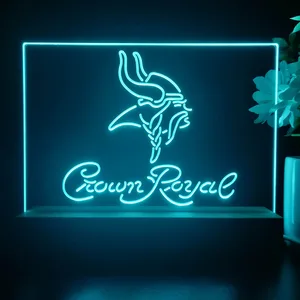 Minnesota Vikings Crown Royal LED Desk Light