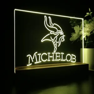 Minnesota Vikings Michelob LED Desk Light