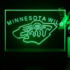 Minnesota Wild Logo 1 LED Desk Light - Legacy Edition