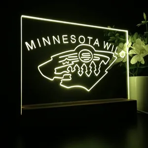 Minnesota Wild Logo 1 LED Desk Light - Legacy Edition