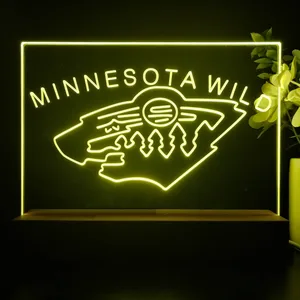Minnesota Wild Logo 1 LED Desk Light - Legacy Edition