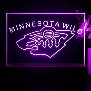 Minnesota Wild Logo 1 LED Desk Light - Legacy Edition