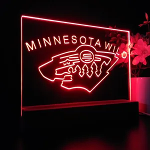 Minnesota Wild Logo 1 LED Desk Light - Legacy Edition