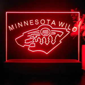 Minnesota Wild Logo 1 LED Desk Light - Legacy Edition