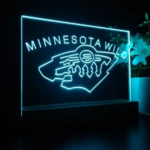 Minnesota Wild Logo 1 LED Desk Light - Legacy Edition