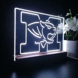Missouri Tigers Logo LED Desk Light