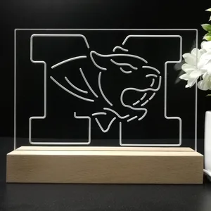 Missouri Tigers Logo LED Desk Light