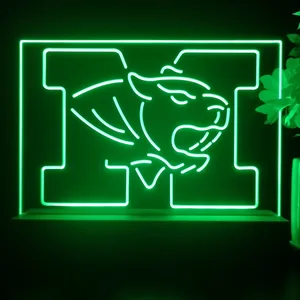 Missouri Tigers Logo LED Desk Light