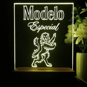 Modelo Especial Lion Logo LED Desk Light