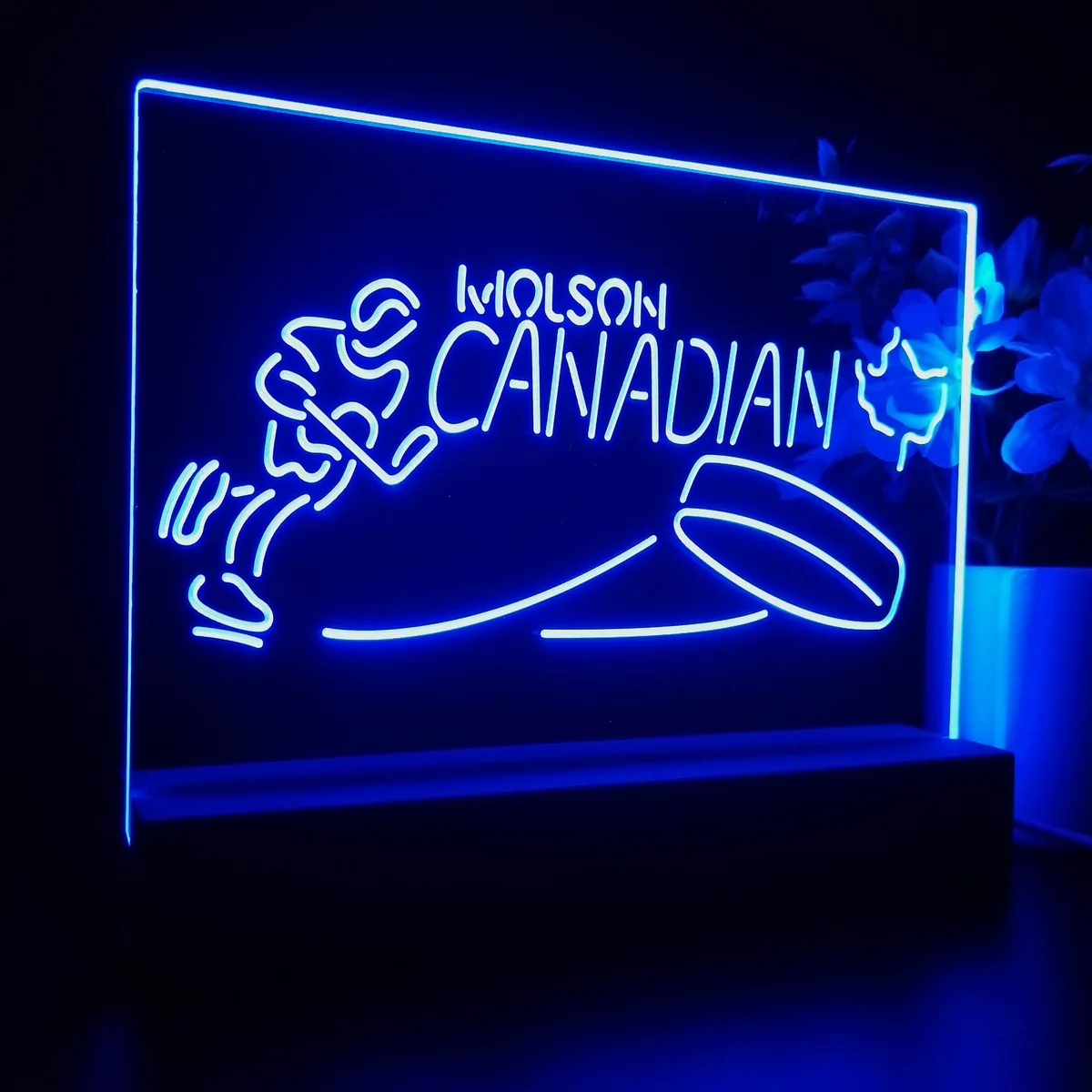 Molson Canadian Hockey LED Desk Light