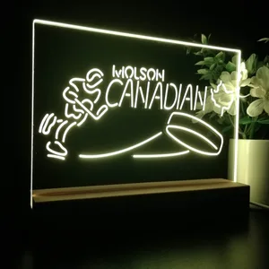 Molson Canadian Hockey LED Desk Light